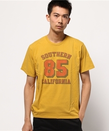 Brentwood | CREW NECKVintage-Style print  S/S クルーネック　ビンテージ風プリントTシャツ(Tシャツ/カットソー)