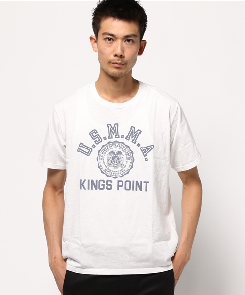 Brentwood(ブレントウッド)の「CREW NECKVintage-Style print S/S クルーネック ビンテージ風プリントTシャツ(Tシャツ/カットソー・メンズ・ホワイト系その他5/ホワイト系その他/ホワイト系その他2/ホワイト系その他4/ホワイト系その他3/イエロー・X-SMALL/SMALL/LARGE/MEDIUM)」の6枚目の写真