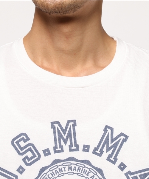 Brentwood(ブレントウッド)の「CREW NECKVintage-Style print S/S クルーネック ビンテージ風プリントTシャツ(Tシャツ/カットソー・メンズ・ホワイト系その他5/ホワイト系その他/ホワイト系その他2/ホワイト系その他4/ホワイト系その他3/イエロー・X-SMALL/SMALL/LARGE/MEDIUM)」の14枚目の写真