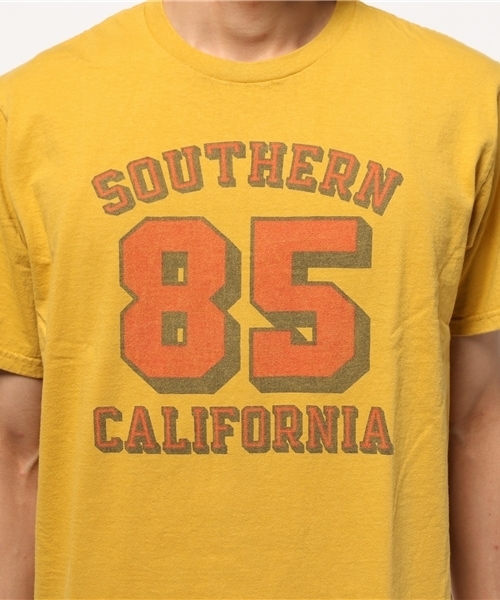 Brentwood(ブレントウッド)の「CREW NECKVintage-Style print S/S クルーネック ビンテージ風プリントTシャツ(Tシャツ/カットソー・メンズ・ホワイト系その他5/ホワイト系その他/ホワイト系その他2/ホワイト系その他4/ホワイト系その他3/イエロー・X-SMALL/SMALL/LARGE/MEDIUM)」の7枚目の写真