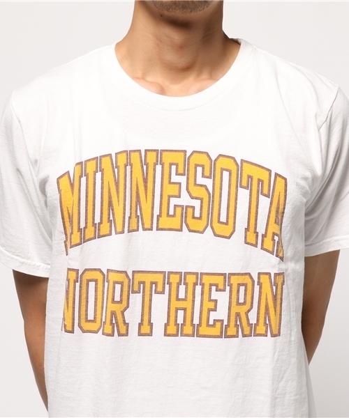 Brentwood(ブレントウッド)の「CREW NECKVintage-Style print S/S クルーネック ビンテージ風プリントTシャツ(Tシャツ/カットソー・メンズ・ホワイト系その他5/ホワイト系その他/ホワイト系その他2/ホワイト系その他4/ホワイト系その他3/イエロー・X-SMALL/SMALL/LARGE/MEDIUM)」の11枚目の写真