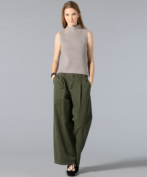 GUILD PRIME（ギルドプライム）の「【GUILD PRIME】WOMENS ミリタリーワイドパンツ（その他パンツ・レディース・グリーン・36/34）」の13枚目の写真