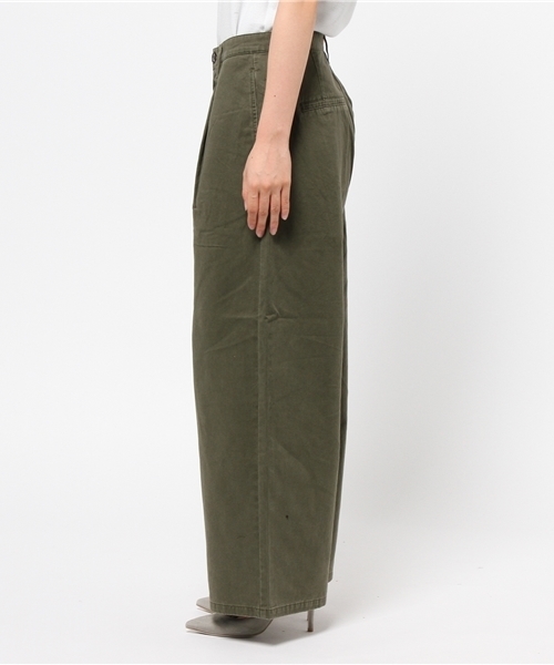 GUILD PRIME（ギルドプライム）の「【GUILD PRIME】WOMENS ミリタリーワイドパンツ（その他パンツ・レディース・グリーン・36/34）」の3枚目の写真