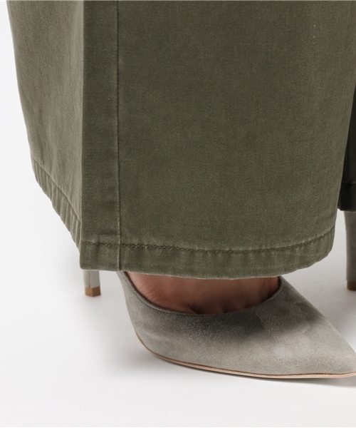 GUILD PRIME（ギルドプライム）の「【GUILD PRIME】WOMENS ミリタリーワイドパンツ（その他パンツ・レディース・グリーン・36/34）」の8枚目の写真