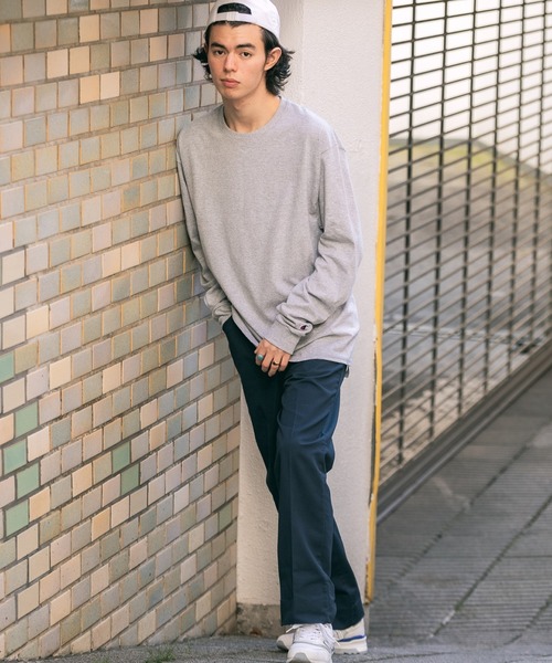 Champion�i�`�����s�I���j�́uChampion Authentic T-SHIRTS/ �`�����s�I�� �R�b�g�� T�V���c Long Sleeve T�iT�V���c/�J�b�g�\�[�j�v�b�O���[