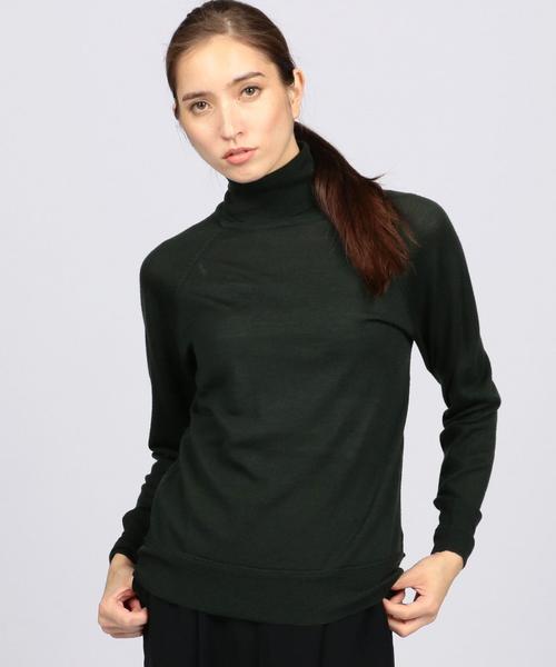 EN ROUTE（アンルート）の「ENR 14Gタートルネックニット◆（ニット/セーター・レディース・オフホワイト/グレー/イエロー/ブラック/オレンジ/ダークグリーン・FREE）」の5枚目の写真