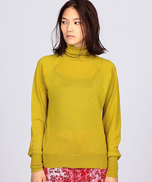 EN ROUTE（アンルート）の「ENR 14Gタートルネックニット◆（ニット/セーター・レディース・オフホワイト/グレー/イエロー/ブラック/オレンジ/ダークグリーン・FREE）」の9枚目の写真