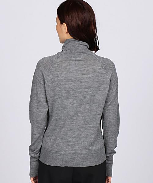 EN ROUTE（アンルート）の「ENR 14Gタートルネックニット◆（ニット/セーター・レディース・オフホワイト/グレー/イエロー/ブラック/オレンジ/ダークグリーン・FREE）」の7枚目の写真