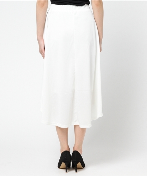 KOBE LETTUCE（コウベレタス）の「愛らしい美ラインシルエット♪[イレギュラーヘム]ポンチフレアスカート/ボトムス/イレヘム/神戸レタス[M1767]（スカート・レディース・ピンク/ホワイト系その他/ベージュ系その他/ブラック/サックスブルー/ライトブルー/ピンク系その他/ブラック系その他/ベージュ/ネイビー/オフホワイト/グレー/グレー系その他/ブルー系その他/パープル系その他/パープル・FREE）」の19枚目の写真