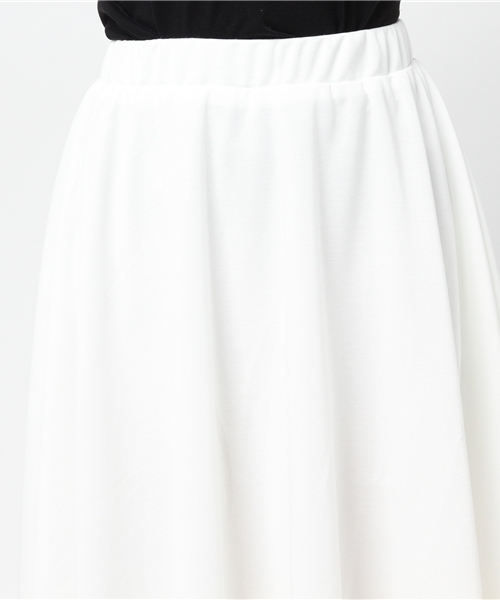 KOBE LETTUCE（コウベレタス）の「愛らしい美ラインシルエット♪[イレギュラーヘム]ポンチフレアスカート/ボトムス/イレヘム/神戸レタス[M1767]（スカート・レディース・ピンク/ホワイト系その他/ベージュ系その他/ブラック/サックスブルー/ライトブルー/ピンク系その他/ブラック系その他/ベージュ/ネイビー/オフホワイト/グレー/グレー系その他/ブルー系その他/パープル系その他/パープル・FREE）」の20枚目の写真