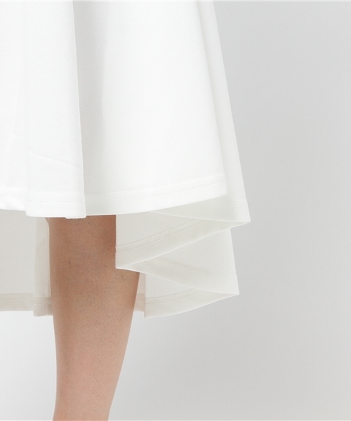 KOBE LETTUCE（コウベレタス）の「愛らしい美ラインシルエット♪[イレギュラーヘム]ポンチフレアスカート/ボトムス/イレヘム/神戸レタス[M1767]（スカート・レディース・ピンク/ホワイト系その他/ベージュ系その他/ブラック/サックスブルー/ライトブルー/ピンク系その他/ブラック系その他/ベージュ/ネイビー/オフホワイト/グレー/グレー系その他/ブルー系その他/パープル系その他/パープル・FREE）」の21枚目の写真