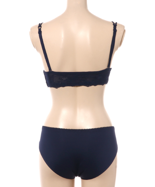 tu-hacci(ツーハッチ)の「サイドホックレースブラ&ショーツ(ブラ&ショーツ・レディース・ネイビー/ホワイト/ピンク・D75/D70/D80/B80/C80/B70/B85/B65/A70/A75/C75/C65/D65/C70/B75)」の18枚目の写真