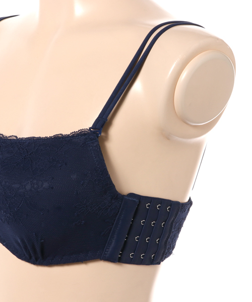 tu-hacci(ツーハッチ)の「サイドホックレースブラ&ショーツ(ブラ&ショーツ・レディース・ネイビー/ホワイト/ピンク・D75/D70/D80/B80/C80/B70/B85/B65/A70/A75/C75/C65/D65/C70/B75)」の9枚目の写真