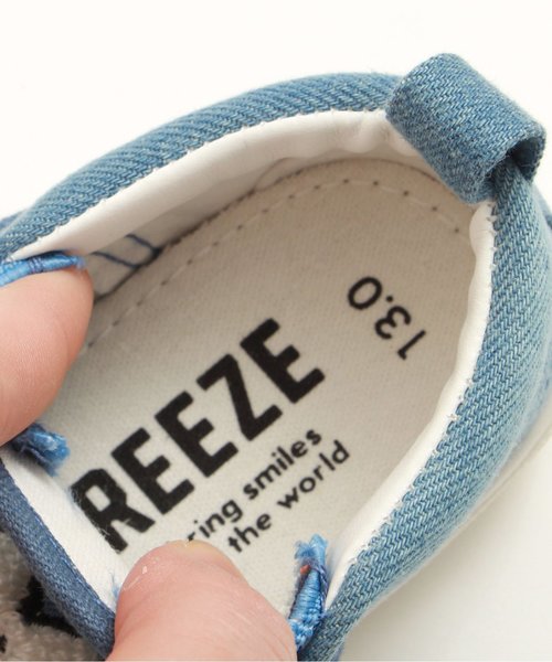 BREEZE（ブリーズ）の「ワッペンスリッポン（スリッポン・キッズ・グリーン/インディゴブルー/オレンジ・13/16/19/18/15 /14/17）」の9枚目の写真