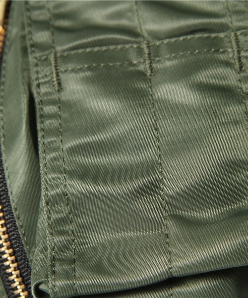 WEGO(ウィゴー)の「WEGO/MA-1ジャケット(ブルゾン・レディース・カーキ/ブラック/ベージュ・SMALL/MEDIUM)」の11枚目の写真