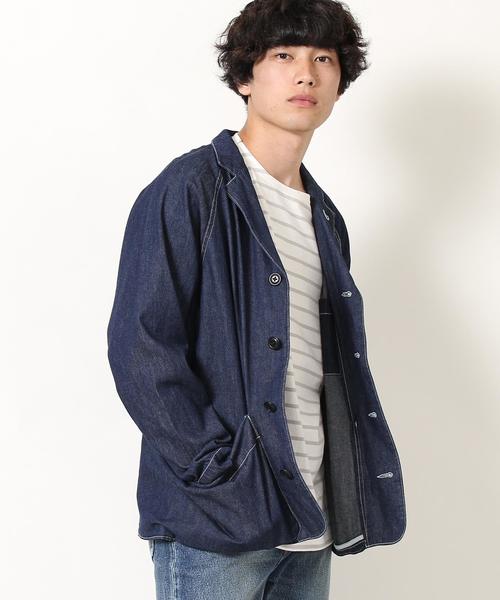 coen（コーエン）の「デニムカバーオール（カバーオール・メンズ・ネイビー・X-LARGE/MEDIUM/LARGE/SMALL）」の4枚目の写真