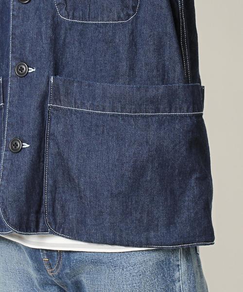 coen（コーエン）の「デニムカバーオール（カバーオール・メンズ・ネイビー・X-LARGE/MEDIUM/LARGE/SMALL）」の8枚目の写真