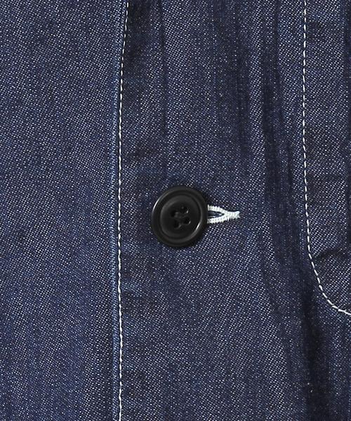 coen（コーエン）の「デニムカバーオール（カバーオール・メンズ・ネイビー・X-LARGE/MEDIUM/LARGE/SMALL）」の9枚目の写真