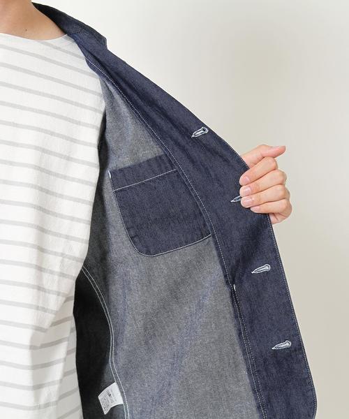 coen（コーエン）の「デニムカバーオール（カバーオール・メンズ・ネイビー・X-LARGE/MEDIUM/LARGE/SMALL）」の10枚目の写真