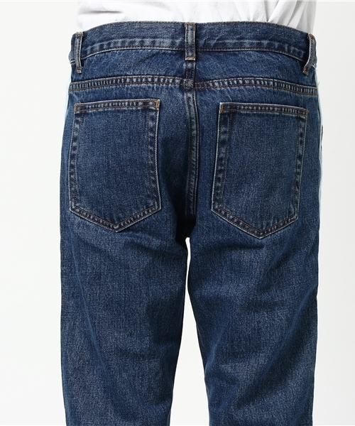 WEGO（ウィゴー）の「WEGO/ラインスリムデニムパンツ（デニムパンツ・メンズ・ブラック/インディゴブルー・MEDIUM/LARGE）」の7枚目の写真