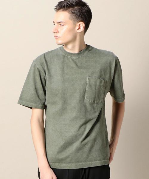 CAMBER（キャンバー）の「＜CAMBER＞ PIGMENT DYED T-shirt/Tシャツ ◆（Tシャツ/カットソー・メンズ・ブラック/イエロー/オリーブ/ネイビー・LARGE/X-LARGE）」の2枚目の写真