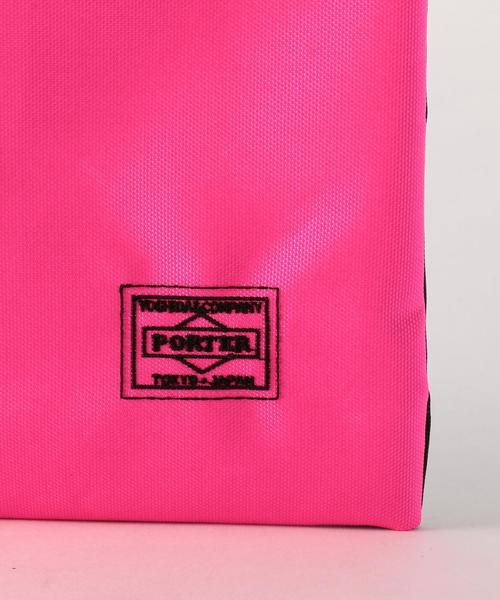 PORTER（ポーター）の「PORTER×GOOD OL'(ポーター×グッドオール)サコッシュバッグ（ショルダーバッグ・メンズ・ブラック/ライトピンク/イエロー・FREE）」の10枚目の写真