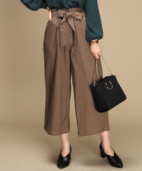 natural couture(ナチュラルクチュール)の「チェック柄ガウチョ(その他パンツ・レディース・その他1/その他2/その他4/その他3・FREE)」の4枚目の写真