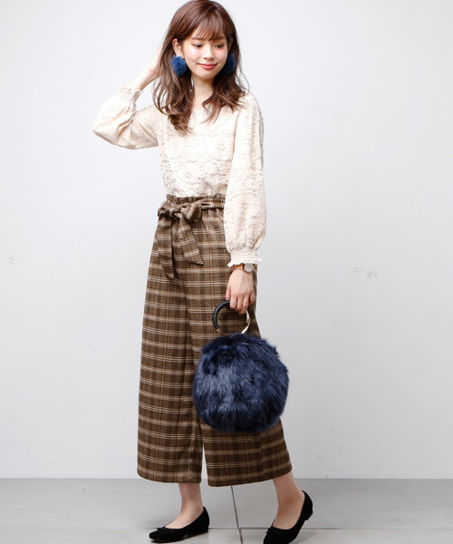 natural couture(ナチュラルクチュール)の「チェック柄ガウチョ(その他パンツ・レディース・その他1/その他2/その他4/その他3・FREE)」の11枚目の写真