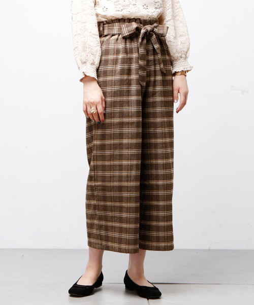 natural couture(ナチュラルクチュール)の「チェック柄ガウチョ(その他パンツ・レディース・その他1/その他2/その他4/その他3・FREE)」の15枚目の写真
