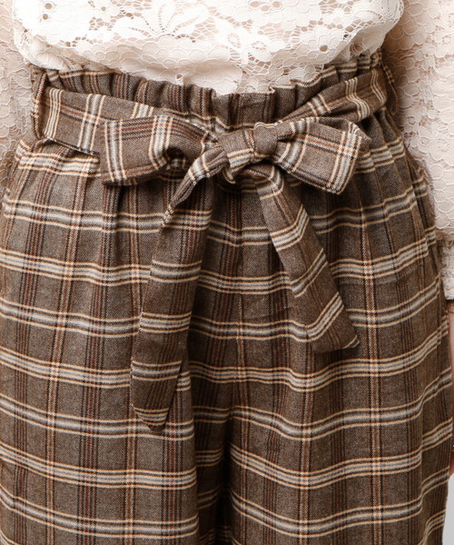 natural couture(ナチュラルクチュール)の「チェック柄ガウチョ(その他パンツ・レディース・その他1/その他2/その他4/その他3・FREE)」の13枚目の写真