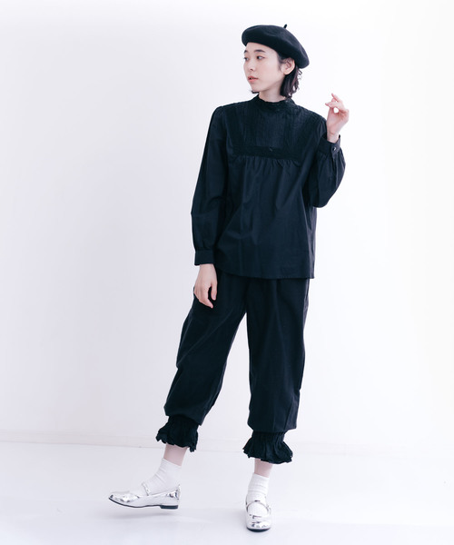 MERLOT（メルロー）の「裾フリルパンツ7306（その他パンツ・レディース・ブラック/ベージュ/オフホワイト・FREE）」の15枚目の写真