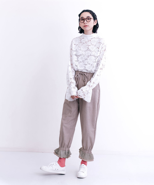 MERLOT（メルロー）の「裾フリルパンツ7306（その他パンツ