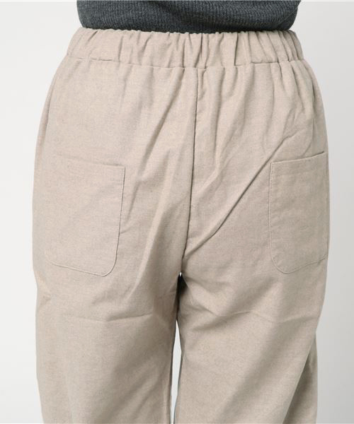 MERLOT（メルロー）の「裾フリルパンツ7306（その他パンツ・レディース・ブラック/ベージュ/オフホワイト・FREE）」の4枚目の写真