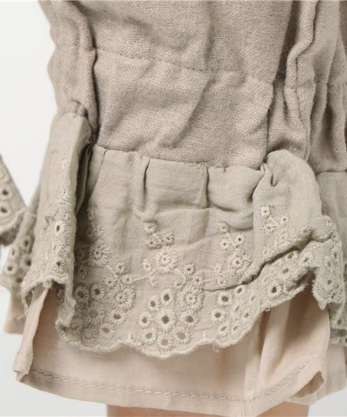 MERLOT（メルロー）の「裾フリルパンツ7306（その他パンツ・レディース・ブラック/ベージュ/オフホワイト・FREE）」の17枚目の写真