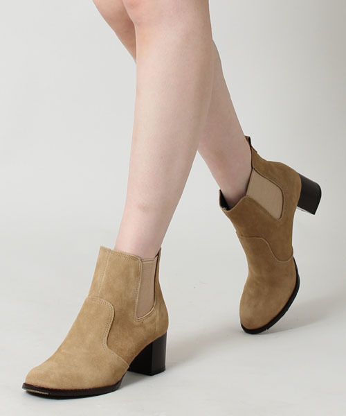 STUDIOUS(ステュディオス)の「STUDIOUS SIDE GOA BOOTS(ブーツ・レディース・ベージュ/ブラック/キャメル・SMALL/LARGE/MEDIUM)」の3枚目の写真