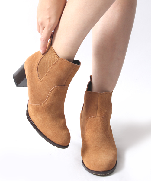 STUDIOUS(ステュディオス)の「STUDIOUS SIDE GOA BOOTS(ブーツ・レディース・ベージュ/ブラック/キャメル・SMALL/LARGE/MEDIUM)」の7枚目の写真