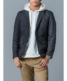 軽いサマージャケット　シンプルなジャケット　ノッチラベル