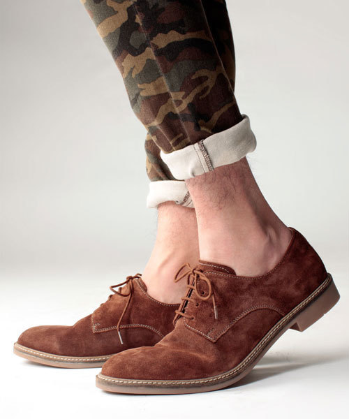 NANO universe（ナノユニバース）の「スウェードオックスシューズ（ドレスシューズ・メンズ・ダークブラウン/ネイビー/タン・43/40/42/41）」の2枚目の写真