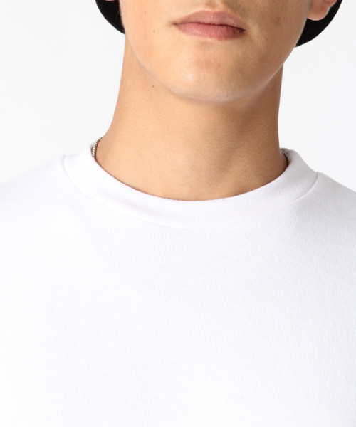 kutir(クティール)の「LINE RIB SWEAT / ラインリブ裏毛プルオーバー トレーナー(スウェット・メンズ・ホワイト/ブラック/レッド・MEDIUM/LARGE)」の7枚目の写真