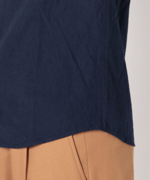 SHIPS(シップス)の「SU: コットン/リネン BDU 7スリーブシャツ(シャツ/ブラウス・メンズ・ブルー/ネイビー/オリーブ・LARGE/MEDIUM/SMALL/X-LARGE)」の8枚目の写真