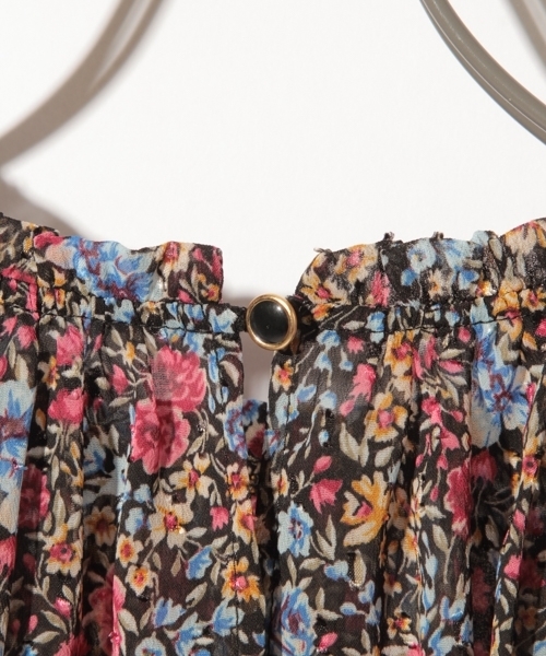 PAGEBOY（ページボーイ）の「花柄ハイネックブラウス（シャツ/ブラウス・レディース・ブラック系その他/イエロー系その他/ホワイト系その他・FREE）」の14枚目の写真