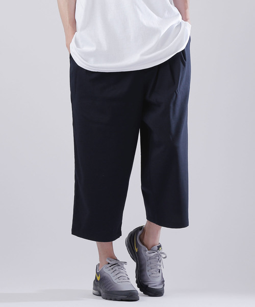 MONO-MART（モノマート）の「ストレッチT/Rワイドクロップドパンツ（その他パンツ・メンズ・チャコールグレー/ブラック/ネイビー/グレー/ストライプ・LL/M/L）」の5枚目の写真