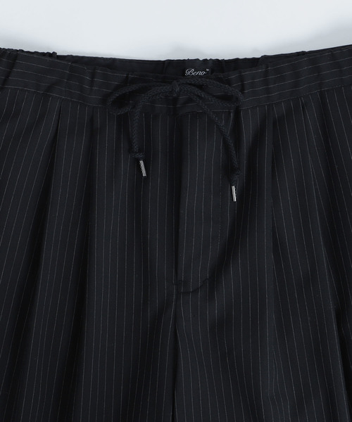 MONO-MART（モノマート）の「ストレッチT/Rワイドクロップドパンツ（その他パンツ・メンズ・チャコールグレー/ブラック/ネイビー/グレー/ストライプ・LL/M/L）」の9枚目の写真