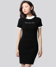 WHO'S WHO gallery | マルチボーダーニットワンピース(ワンピース)