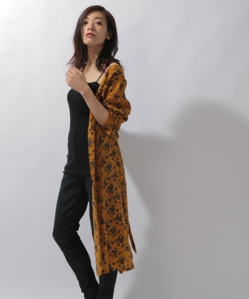 laboratory work（ラボラトリーワーク）の「エアリーガウン（ワンピース・レディース・イエロー系その他/ブルー・MEDIUM）」の2枚目の写真