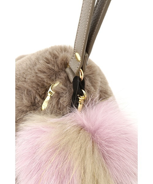 JILL STUART(ジルスチュアート)の「◆【ピンク・ウォームグレーWEB限定色】フェイバッグ(トートバッグ・レディース・ネイビー/グレー/ピンク/ボルドー/グレー系その他・フリ-)」の8枚目の写真