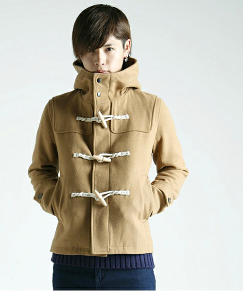 WEGO(ウィゴー)の「WEGO/メルトンダッフルコート(ダッフルコート・メンズ・ブルー/ネイビー/イエロー/キャメル/ワイン・SMALL/MEDIUM/LARGE/X-LARGE)」の4枚目の写真