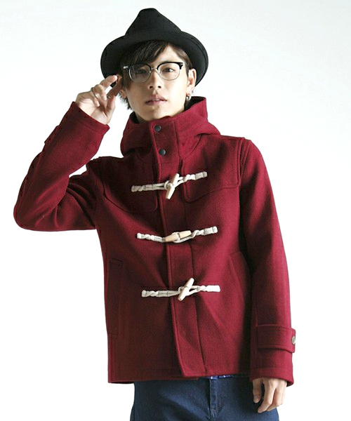 WEGO(ウィゴー)の「WEGO/メルトンダッフルコート(ダッフルコート・メンズ・ブルー/ネイビー/イエロー/キャメル/ワイン・SMALL/MEDIUM/LARGE/X-LARGE)」の5枚目の写真