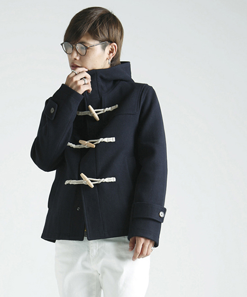 WEGO(ウィゴー)の「WEGO/メルトンダッフルコート(ダッフルコート・メンズ・ブルー/ネイビー/イエロー/キャメル/ワイン・SMALL/MEDIUM/LARGE/X-LARGE)」の21枚目の写真