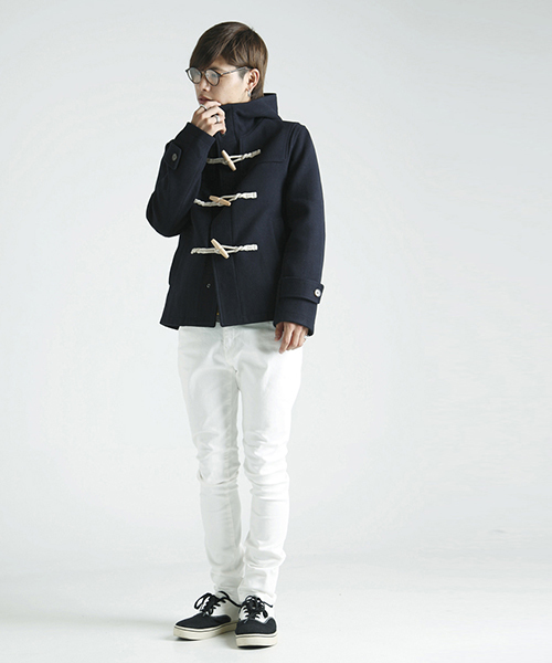 WEGO(ウィゴー)の「WEGO/メルトンダッフルコート(ダッフルコート・メンズ・ブルー/ネイビー/イエロー/キャメル/ワイン・SMALL/MEDIUM/LARGE/X-LARGE)」の7枚目の写真